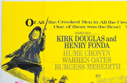 THERE WAS A CROOKED MAN (Top Left) Cinema Quad Movie Poster 