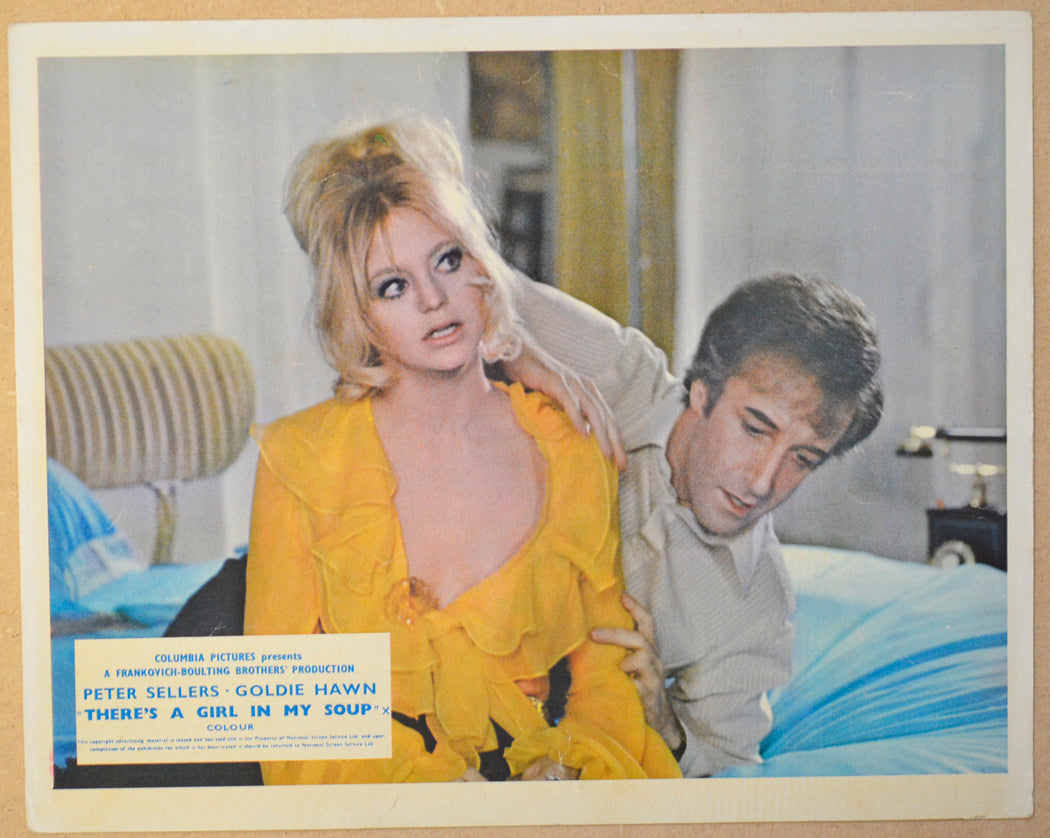 THERE’S A GIRL IN MY SOUP (Card 1) Cinema Colour FOH Stills / Lobby Cards 