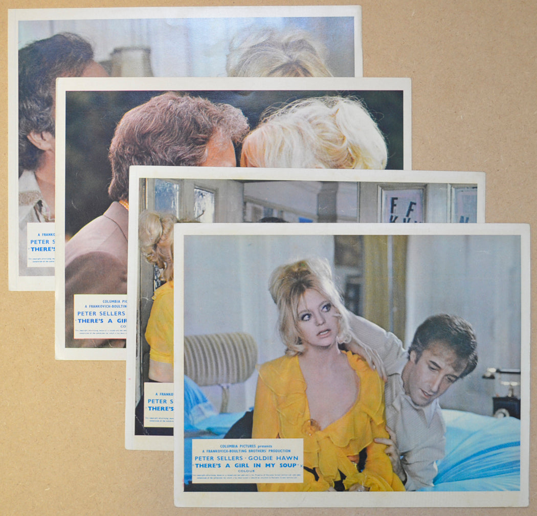 There’s A Girl In My Soup 4 Original Colour Front Of House Stills / 8x10 Lobby Cards