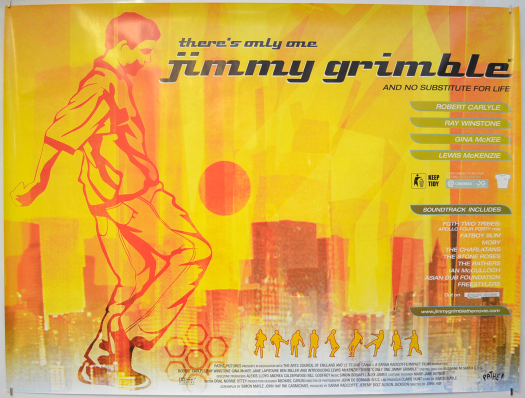 There's Only One Jimmy Grimble  Original Quad Poster - Film Poster - Movie Poster