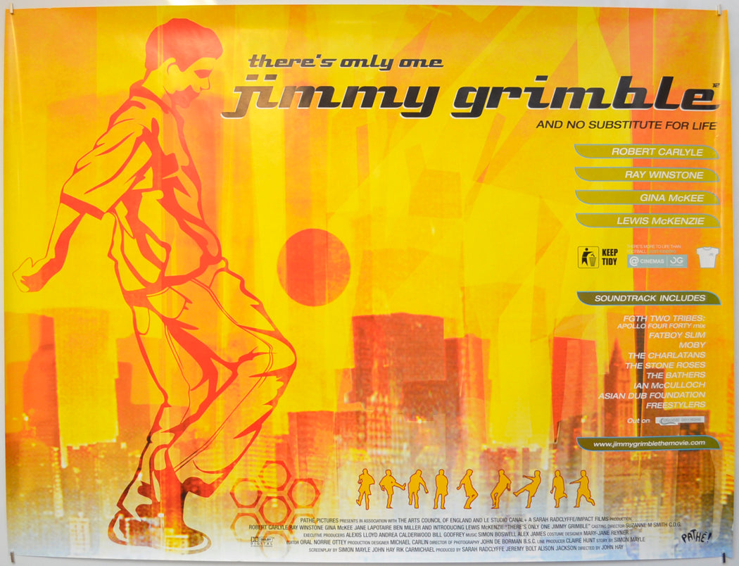 There's Only One Jimmy Grimble  Original Quad Poster - Film Poster - Movie Poster