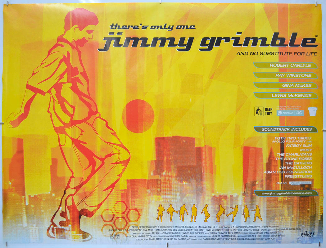 There's Only One Jimmy Grimble Original Quad Poster - Film Poster - Movie Poster