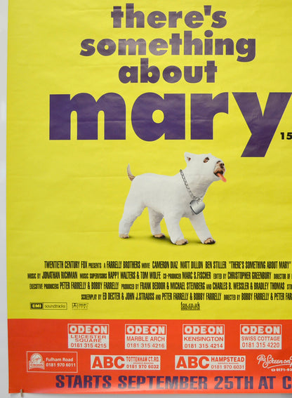 THERE’S SOMETHING ABOUT MARY (Bottom Left) Cinema 4 Sheet Movie Poster 