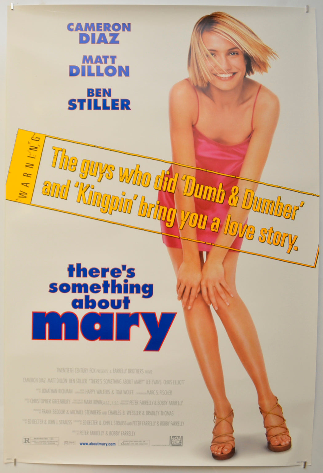 There's Something About Mary  Original One Sheet Poster - Film Poster - Movie Poster