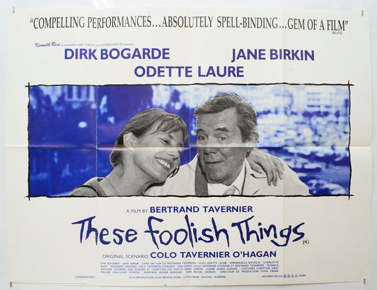 These Foolish Things (a.k.a. Daddy Nostalgie) Original Quad Poster - Film Poster - Movie Poster