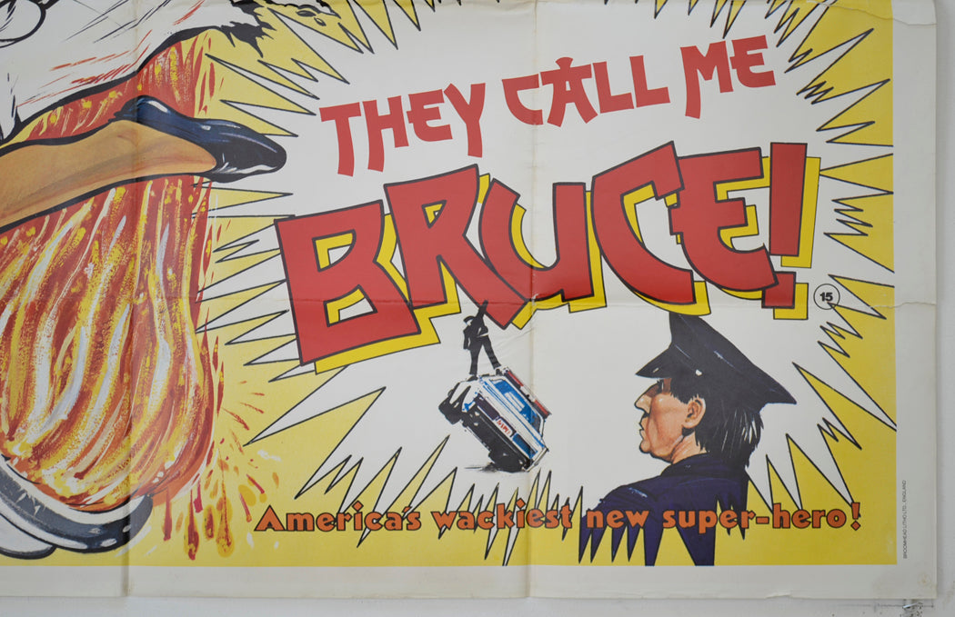 THEY CALL ME BRUCE (Bottom Right) Cinema Quad Movie Poster 