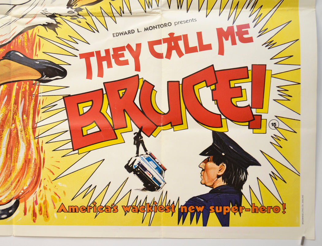 THEY CALL ME BRUCE (Bottom Right) Cinema Quad Movie Poster 