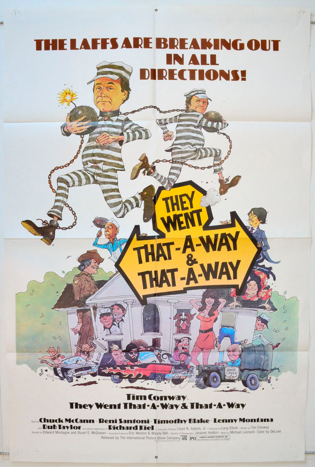 They Went That-A-Way And That-A-Way Original One Sheet Poster - Movie Poster