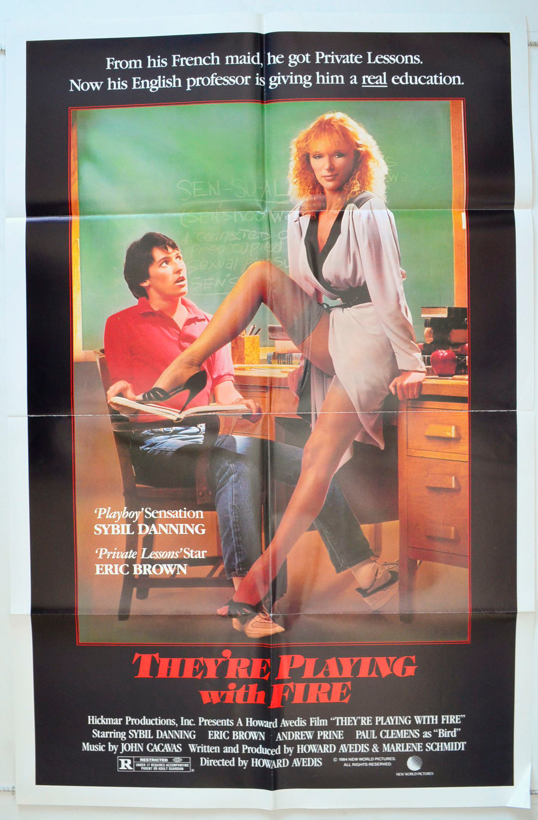 They're Playing With Fire Original One Sheet Poster - Movie Poster