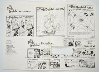 THIEF OF BAGHDAD / SPIDER-MAN STRIKES BACK Cinema Exhibitors Campaign Pressbook - INSIDE 