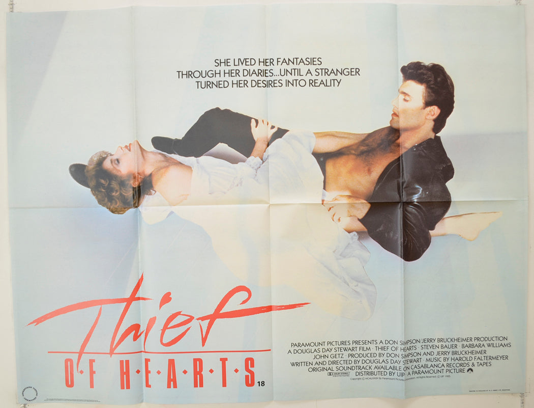 Thief Of Hearts   Original Quad Poster - Film Poster - Movie Poster 