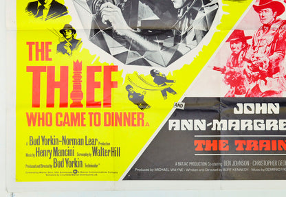 THE THIEF WHO CAME TO DINNER / THE TRAIN ROBBERS - Bottom Left