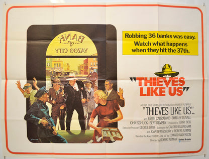 Thieves Like Us Original Quad Poster - Film Poster - Movie Poster