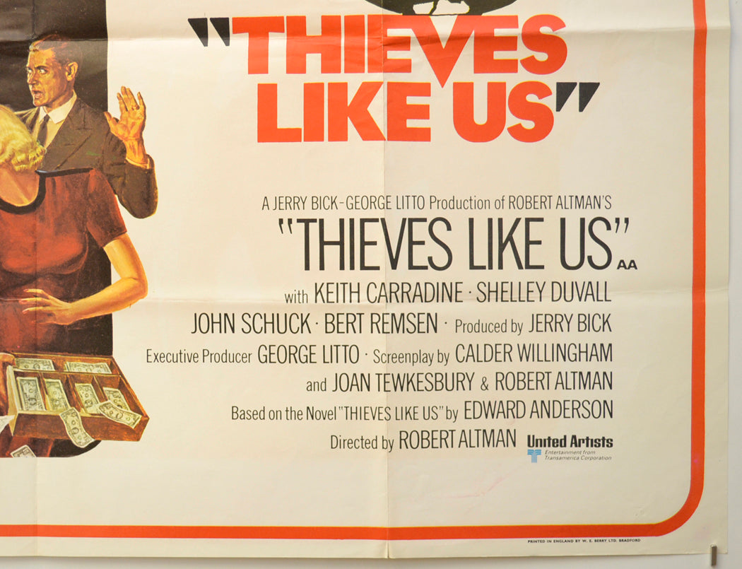 THIEVES LIKE US (Bottom Right) Cinema Quad Movie Poster 