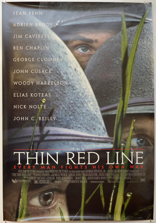 The Thin Red Line Original One Sheet Poster - Film Poster - Movie Poster