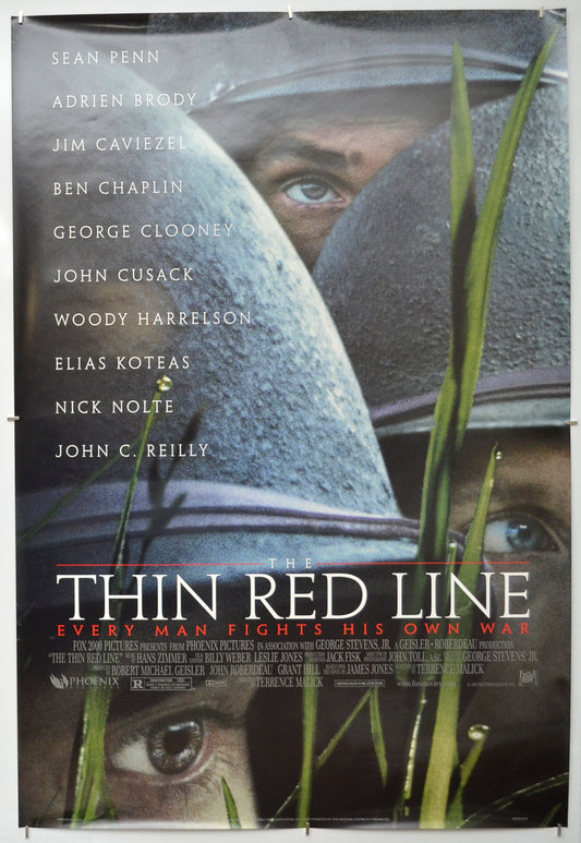 The Thin Red Line Original One Sheet Poster - Film Poster - Movie Poster