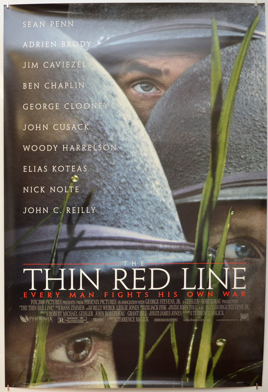 The Thin Red Line Original One Sheet Poster - Film Poster - Movie Poster