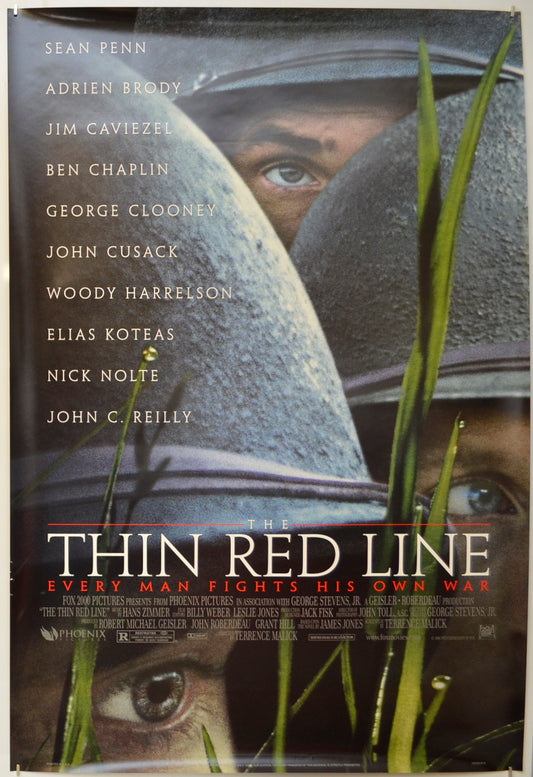 The Thin Red Line Original One Sheet Poster - Film Poster - Movie Poster