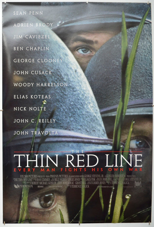 The Thin Red Line  Original One Sheet Poster - Film Poster - Movie Poster