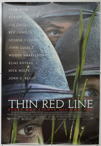 The Thin Red Line Original One Sheet Poster - Film Poster - Movie Poster