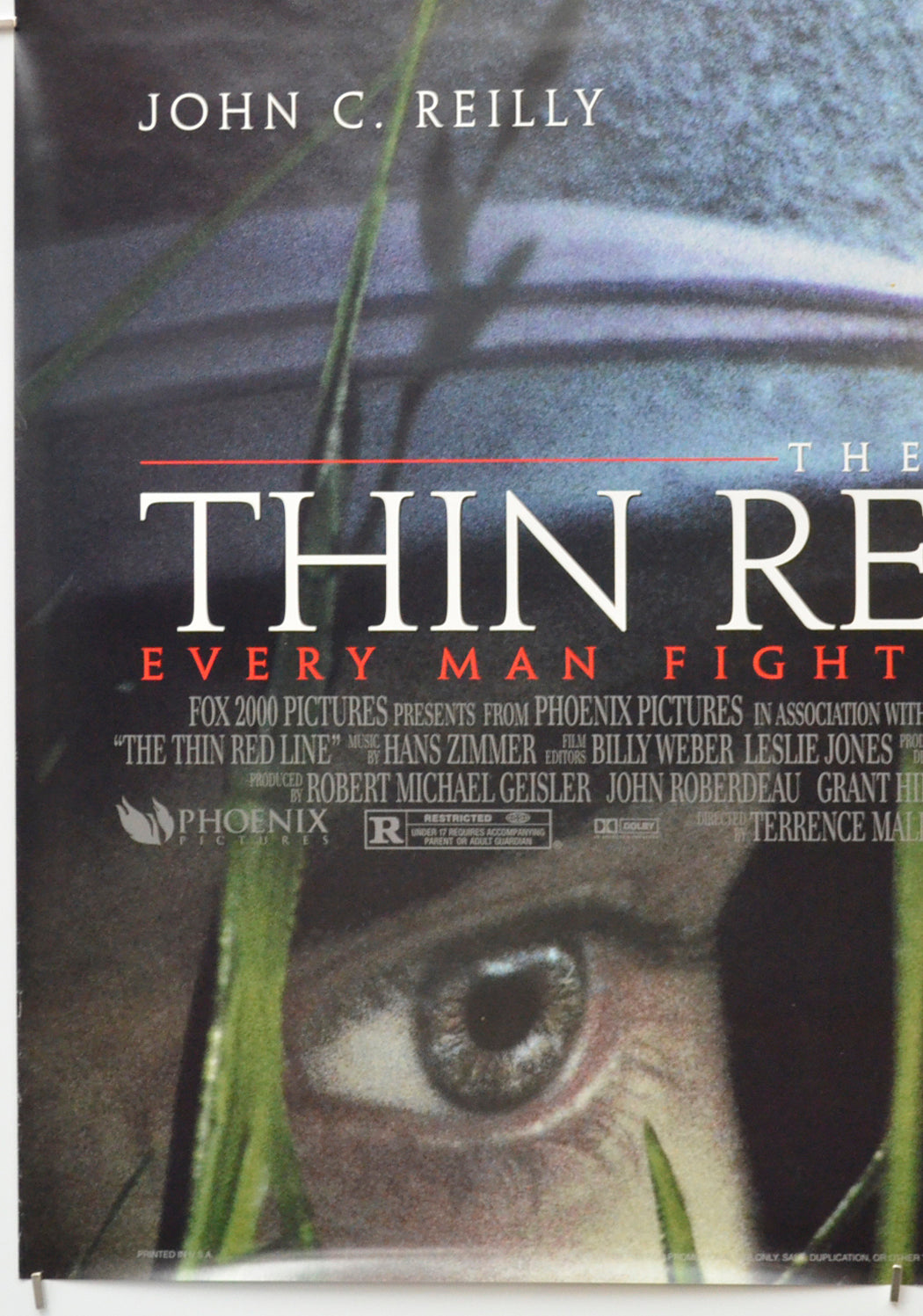 THE THIN RED LINE (Bottom Left) Cinema One Sheet Movie Poster 