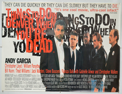 Things To Do In Denver When You're Dead - Original Quad Poster - Film Poster - Movie Poster