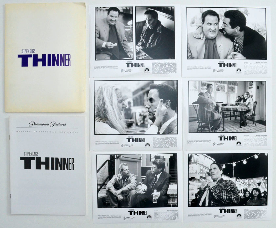 Stephen King's : Thinner Original Cinema Exhibitors Press Kit 