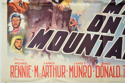 THIRD MAN ON THE MOUNTAIN (Bottom Left) Cinema Quad Movie Poster 