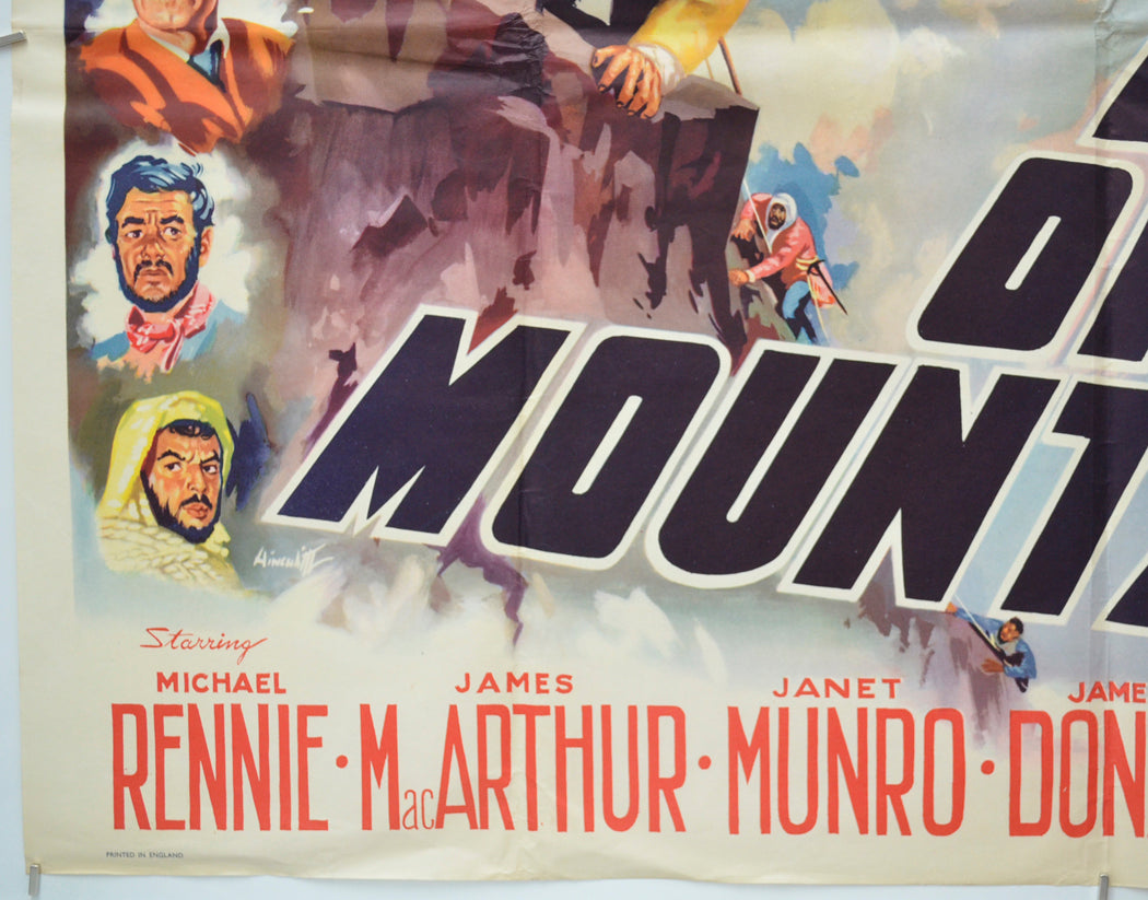 THIRD MAN ON THE MOUNTAIN (Bottom Left) Cinema Quad Movie Poster 