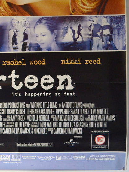 THIRTEEN (Bottom Right) Cinema 4 Sheet Movie Poster 