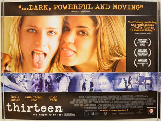 Thirteen  Original Quad Poster - Film Poster - Movie Poster