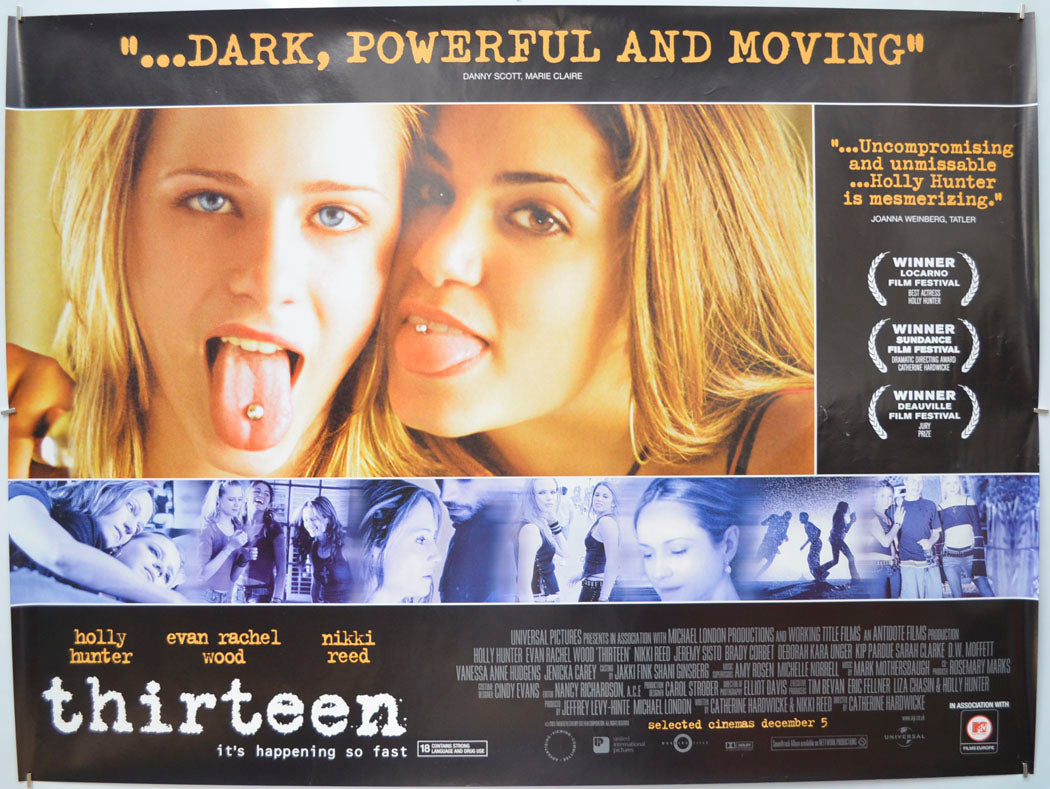 Thirteen Original Quad Poster - Film Poster - Movie Poster