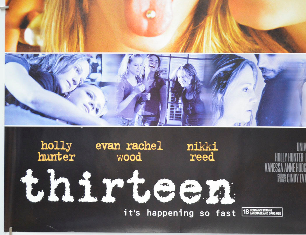 THIRTEEN (Bottom Left) Cinema Quad Movie Poster 