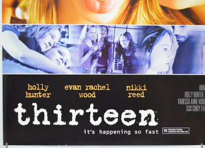 THIRTEEN (Bottom Left) Cinema Quad Movie Poster 