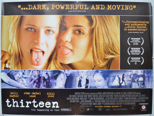 Thirteen Original Quad Poster - Film Poster - Movie Poster