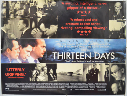 Thirteen Days Original Quad Poster - Film Poster - Movie Poster