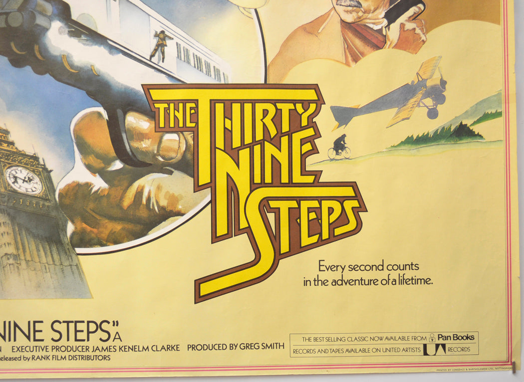 THIRTY NINE STEPS (Bottom Right) Cinema Quad Movie Poster 