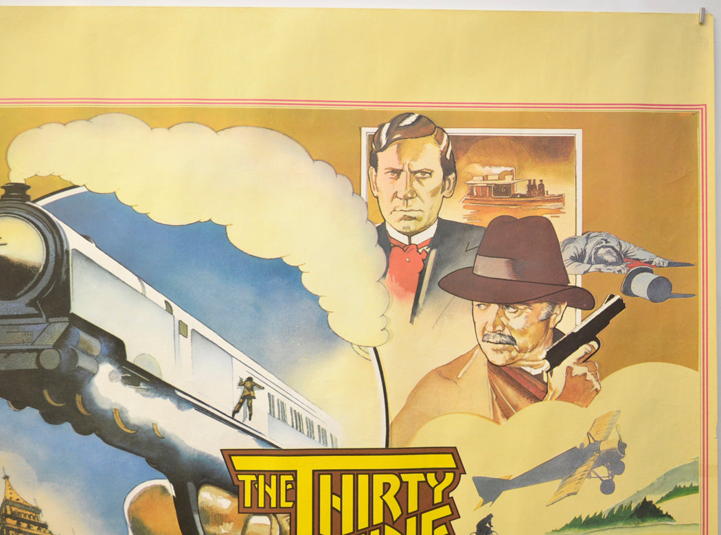 THIRTY NINE STEPS (Top Right) Cinema Quad Movie Poster 