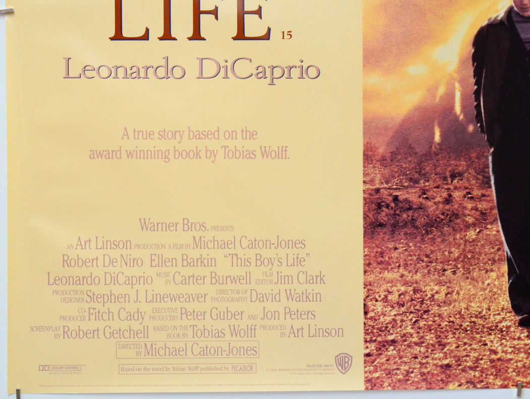 This Boy's Life (Bottom Left) Cinema Quad Movie Poster 