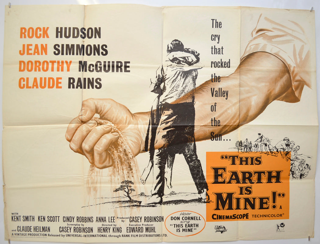 This Earth Is Mine Original Quad Poster - Film Poster - Movie Poster