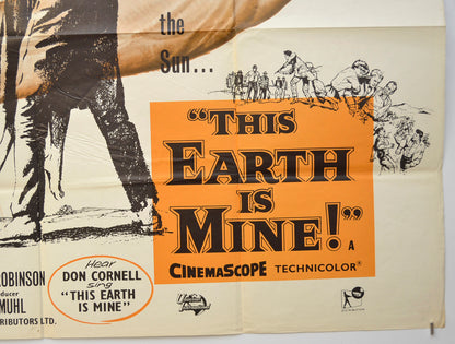 THIS EARTH IS MINE (Bottom Right) Cinema Quad Movie Poster 