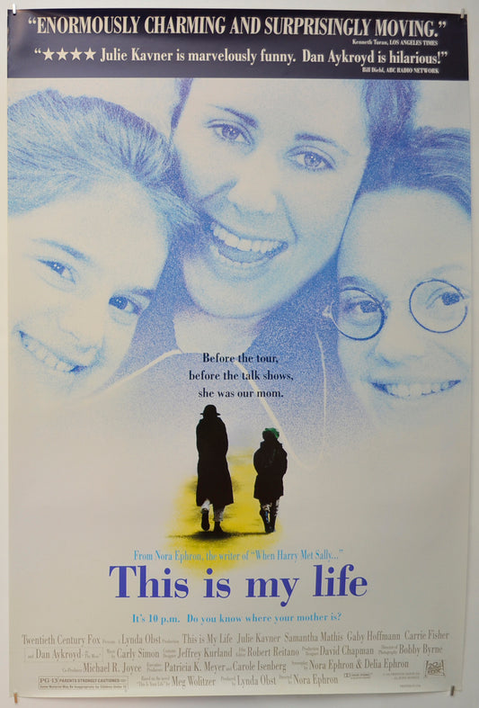 This Is My Life  Original One Sheet Poster - Film Poster - Movie Poster