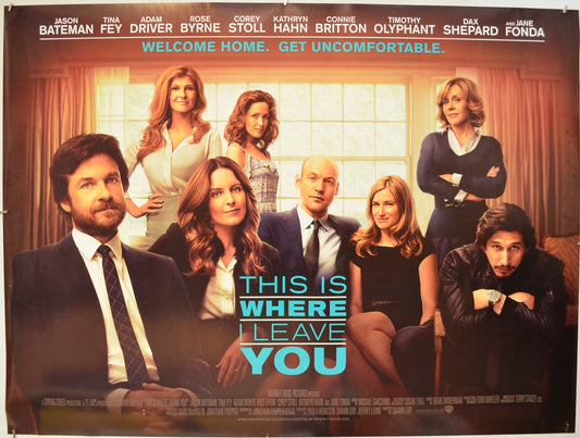 This Is Where I Leave You  Original Quad Poster - Film Poster - Movie Poster