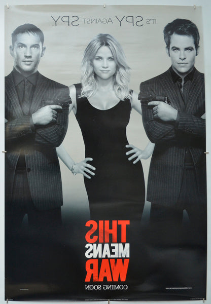 This Means War (Back) Cinema One Sheet Movie Poster 