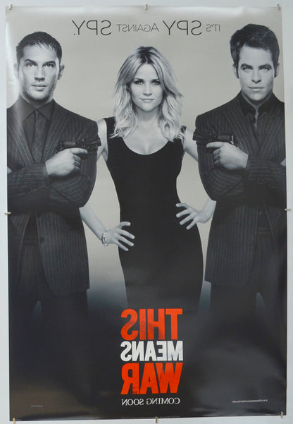 This Means War (Back) Cinema One Sheet Movie Poster 