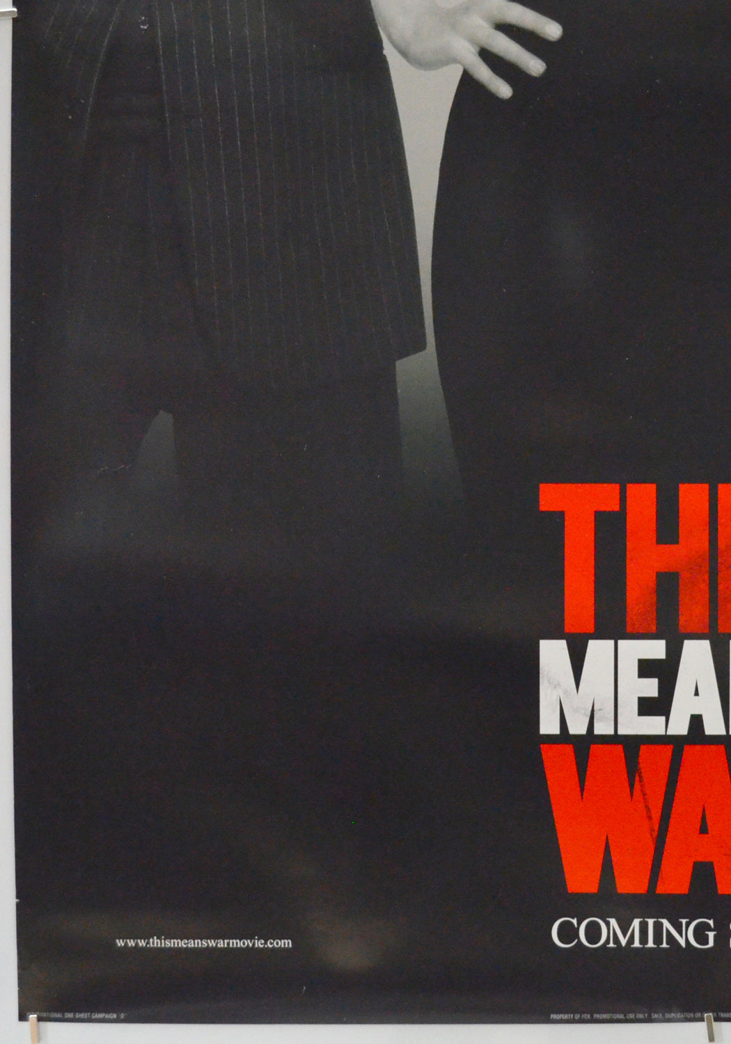 This Means War (Bottom Left) Cinema One Sheet Movie Poster 