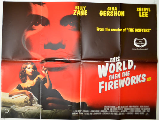 This World, Then The Fireworks   Original Quad Poster - Film Poster - Movie Poster 