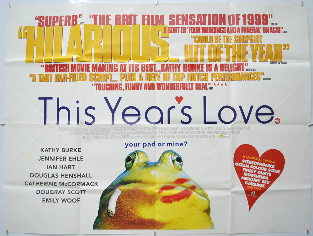 This Year's Love  Original Quad Movie Poster  