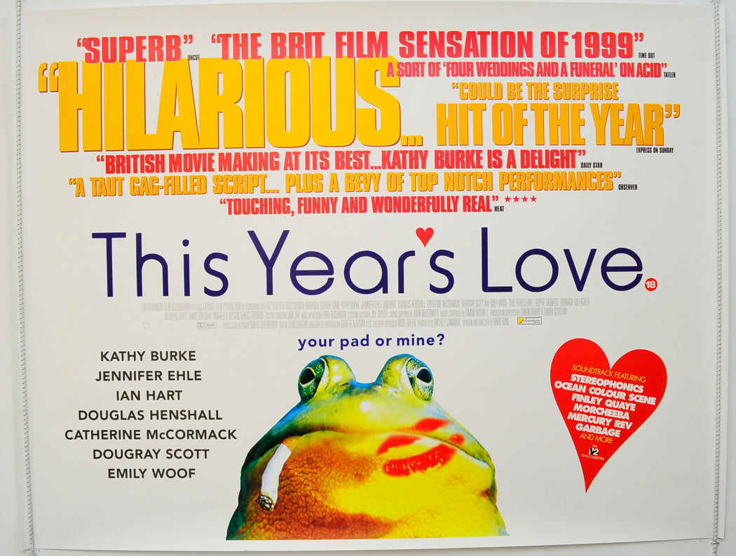 This Year s Love Original British Quad Poster Film Poster Movie this year s love original british quad poster film poster movie