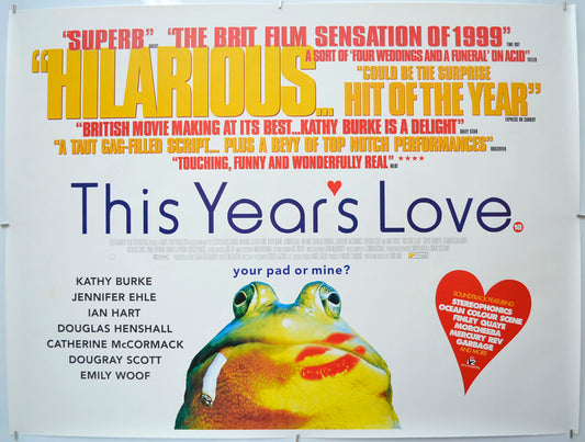 This Years Love Original Quad Poster - Film Poster - Movie Poster